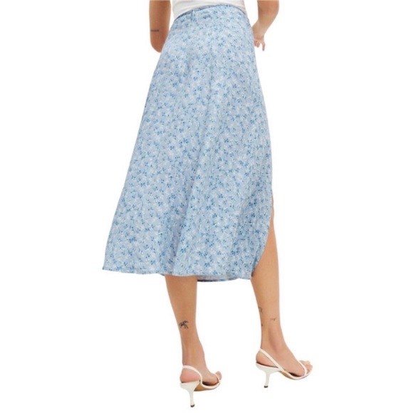 NEW Reformation Zoe Skirt Brooke 12 - Picture 14 of 15